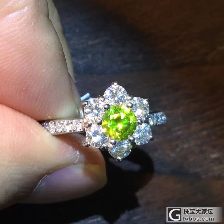 ##中颐天然无烧翠榴石戒指## 0.58ct_戒指翠榴石中颐彩色宝石