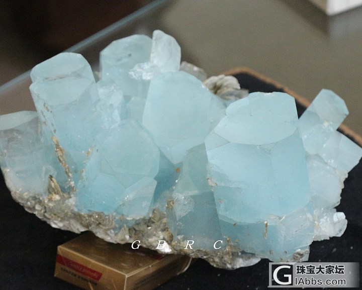 巴基斯坦 的 海蓝宝 Aquamarine Specimen_海蓝宝矿物标本原石