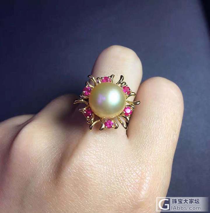 珍珠是最稱得上珠光寶氣這個詞語_珍珠戒指
