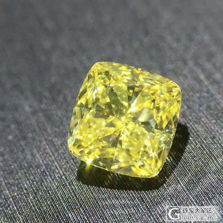 【VVS彩钻】 GIA 1.13ct 浓彩黄 VS1净度 现货出售_异形钻彩钻