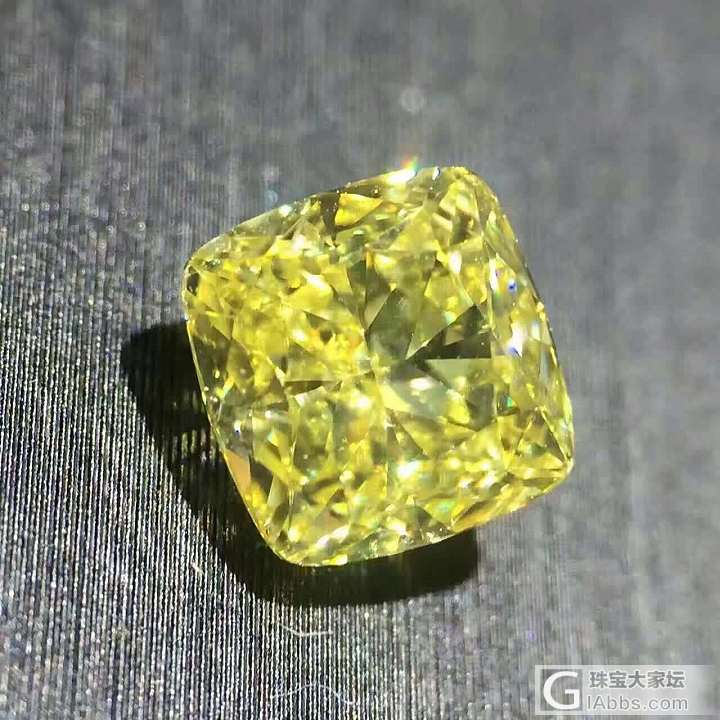 【VVS彩钻】 GIA 1.13ct 浓彩黄 VS1净度 现货出售_异形钻彩钻