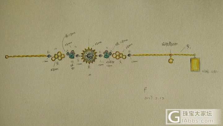 原创设计F·D---传说_手链设计