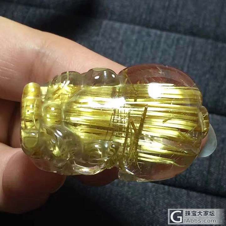 想入手一个发晶钛晶貔貅吊坠_吊坠发晶