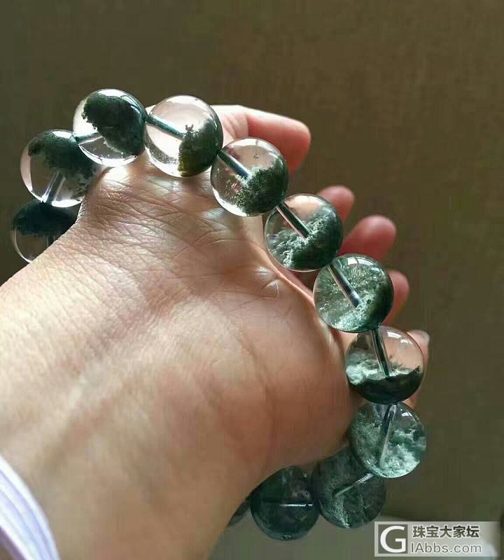 大家帮忙看看这是什么？_绿幽灵珠串