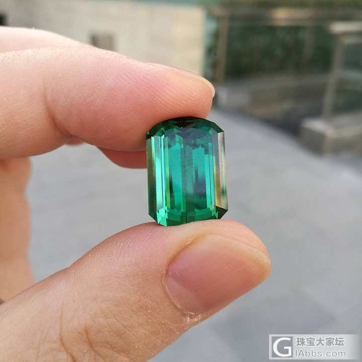 9.56 ct VVS 天然碧玺 14k 金吊坠项链_吊坠哥伦比亚碧玺