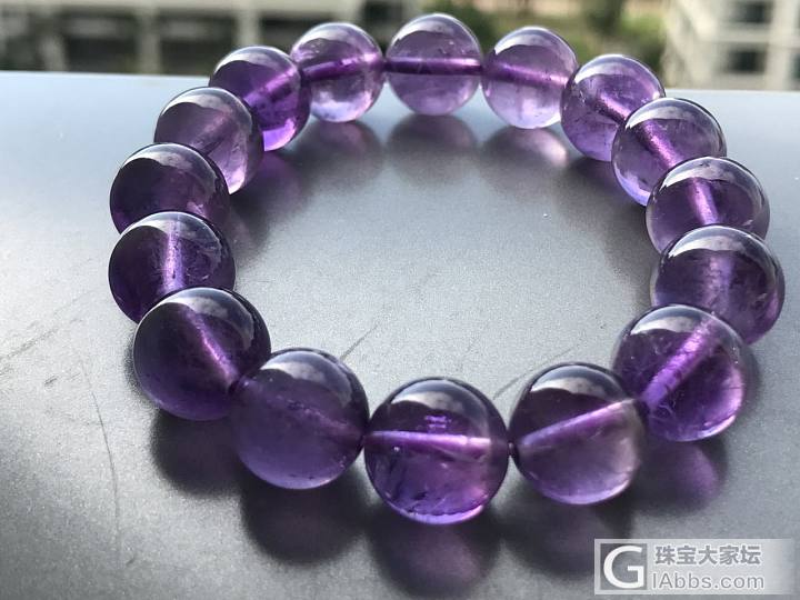 紫水晶 全新 12mm 单圈_紫水晶