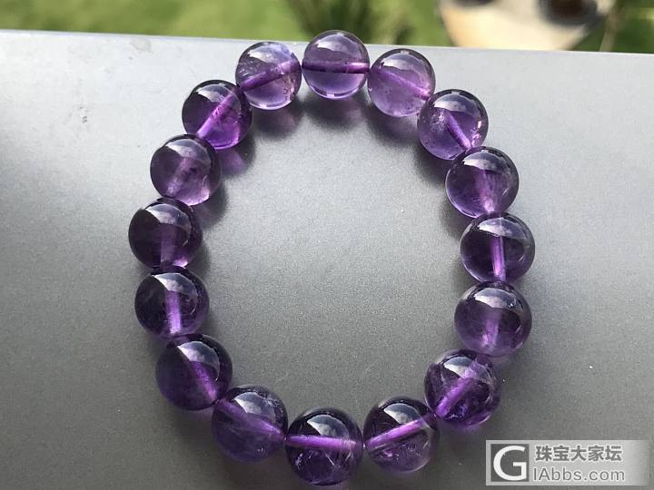 紫水晶 全新 12mm 单圈_紫水晶