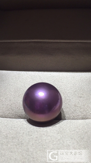 今天出的淡水紫色珠，美死了这颜色_淡水珍珠珍珠
