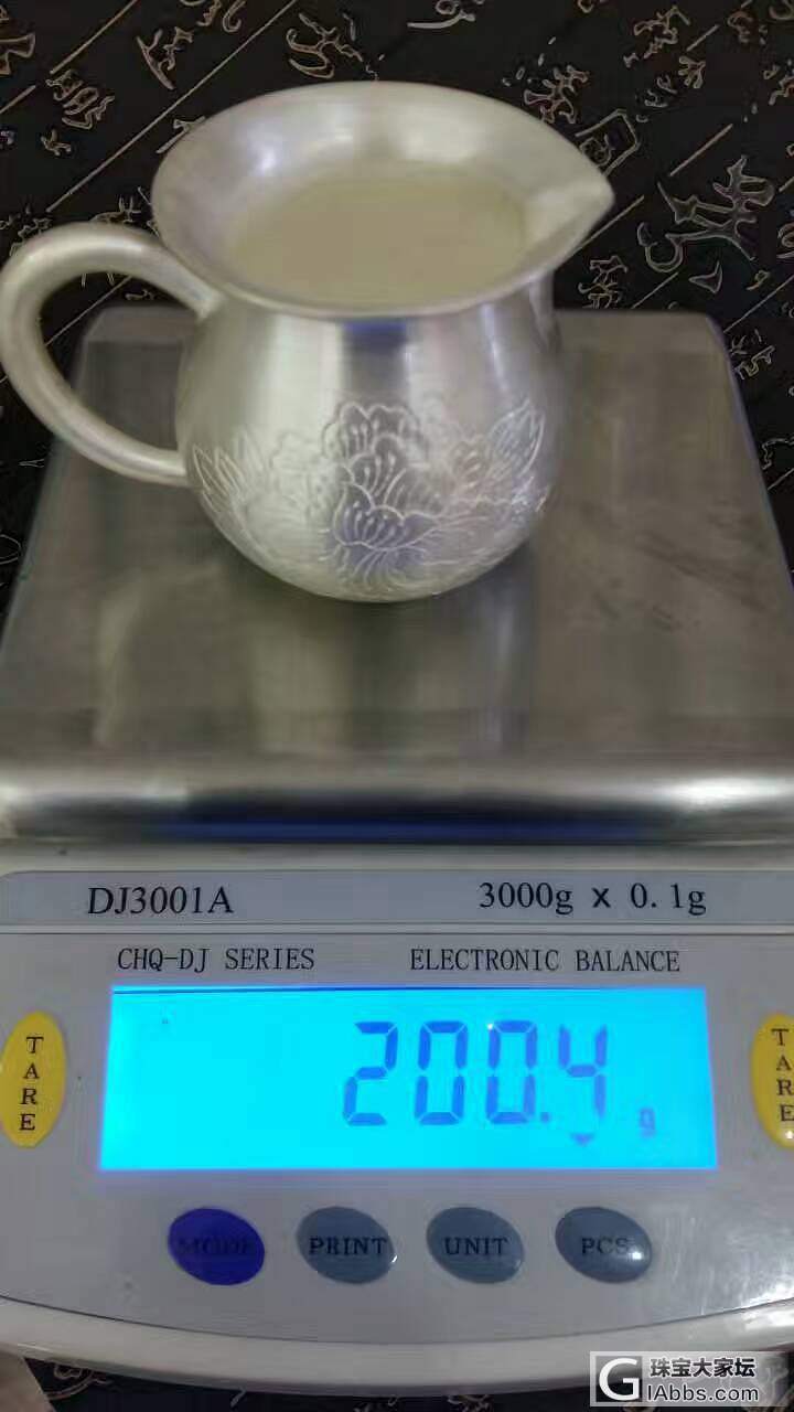 有喜欢茶壶的吗！像这种999纯银_银