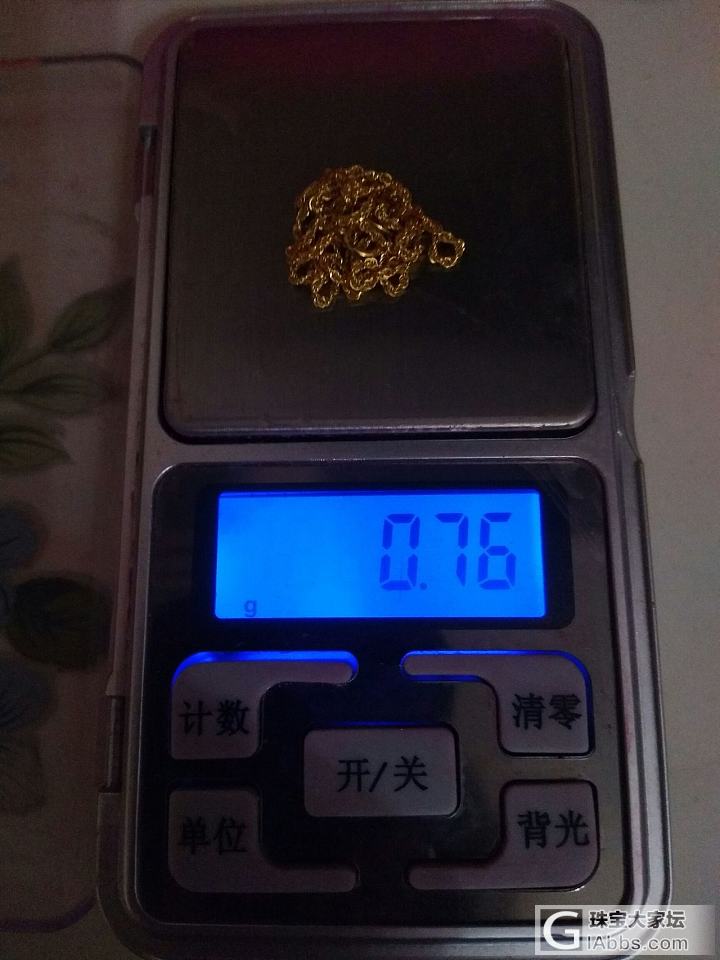 新买的k金扭绳链，妈妈再也不用担心我把w扣弄断啦！_K金项链