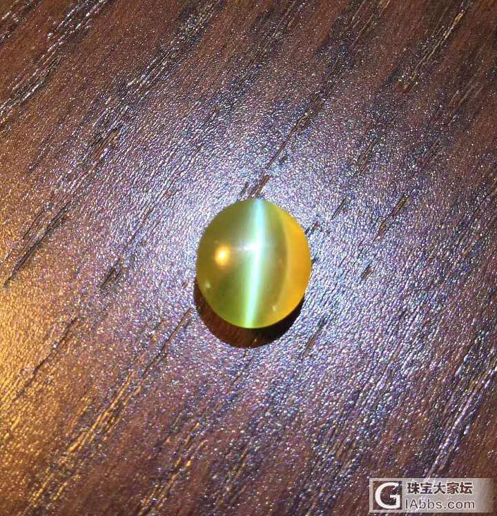 ##中颐斯里兰卡蜜糖色猫眼##  5.11ct_蛋面猫眼金绿宝石中颐彩色宝石