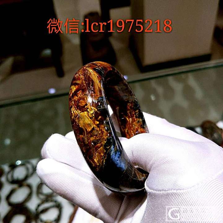 彼得石Pietersite：也叫虎睛宝石宝石中的熊猫，稀少珍贵。_挂件彼得石