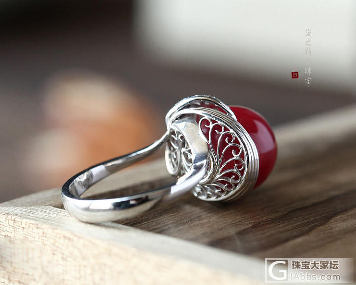 3.15   正品尚美CHAUMET 绣球花系列戒指/精品景观蜜蜡大圆珠/···_钻石戒指