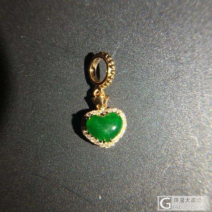 新做的两个坠子。_吊坠翡翠