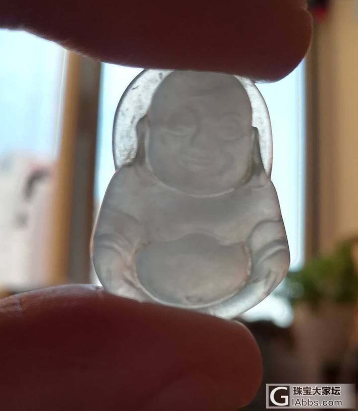晒晒小翡翠，水红包了。_挂件翡翠