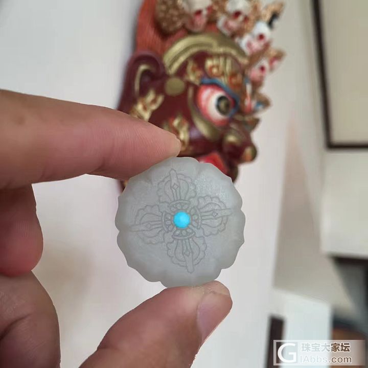 简单而有丰沛的爱，平常而有深刻的心_和田玉挂件
