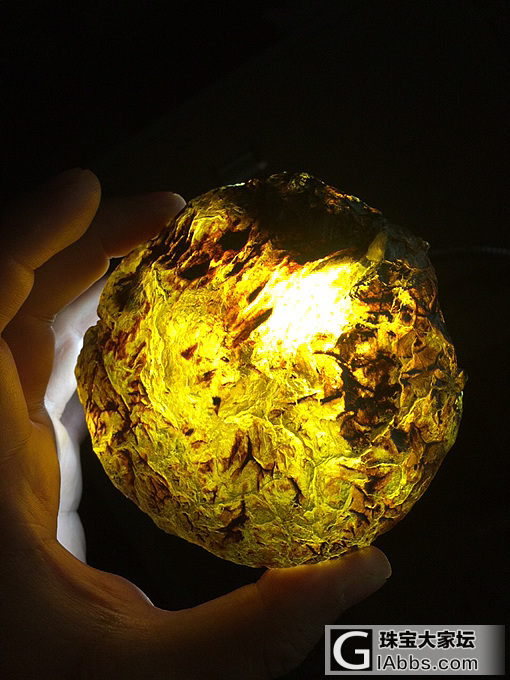 蓝珀净水原石_原石蓝珀