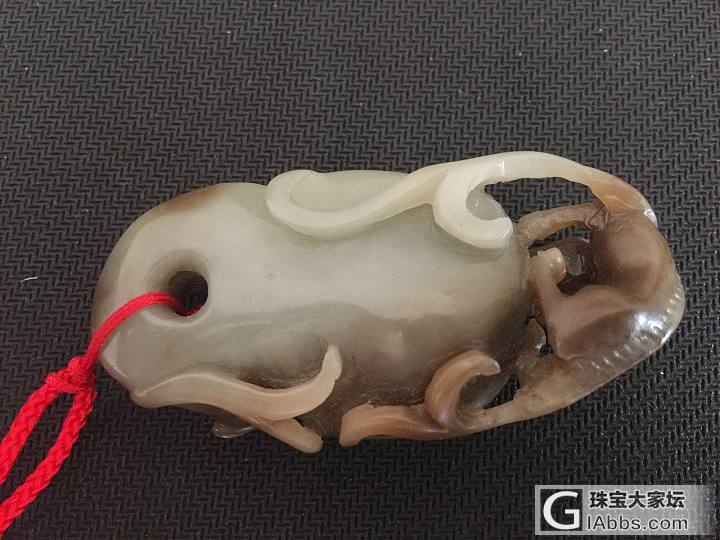 玉石手把件！懂行有喜欢的进来鉴评！_古玩