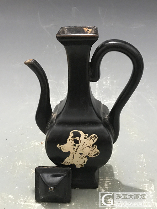 吉州窑酒壶，_陶瓷