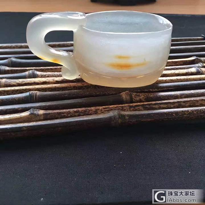 玉髓杯，可做茶杯，酒杯，咖啡杯。两个萌萌佛，萌化了_摆件玉髓