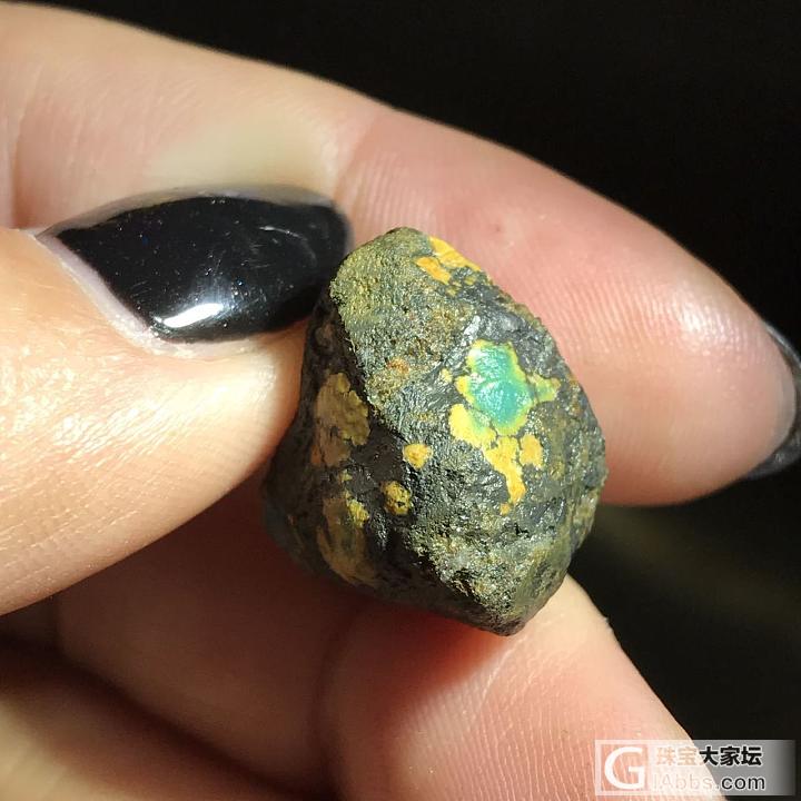 下午空着，磨个小松石玩玩_松石