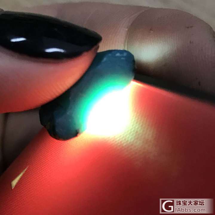 下午空着，磨个小松石玩玩_松石