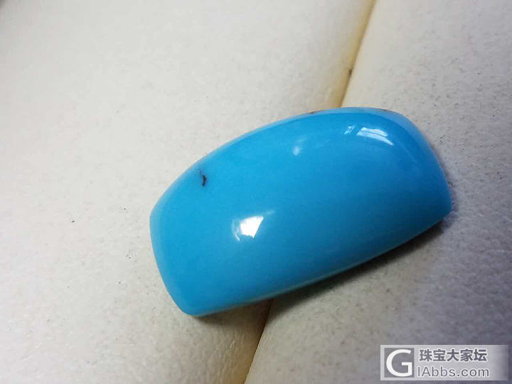 松石素色也很美呢～～～又是睡不着了来一发_蛋面松石