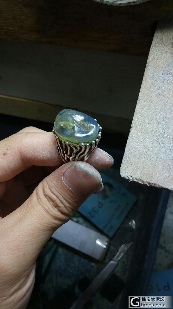 磨一个蓝珀玩玩_蓝珀打磨