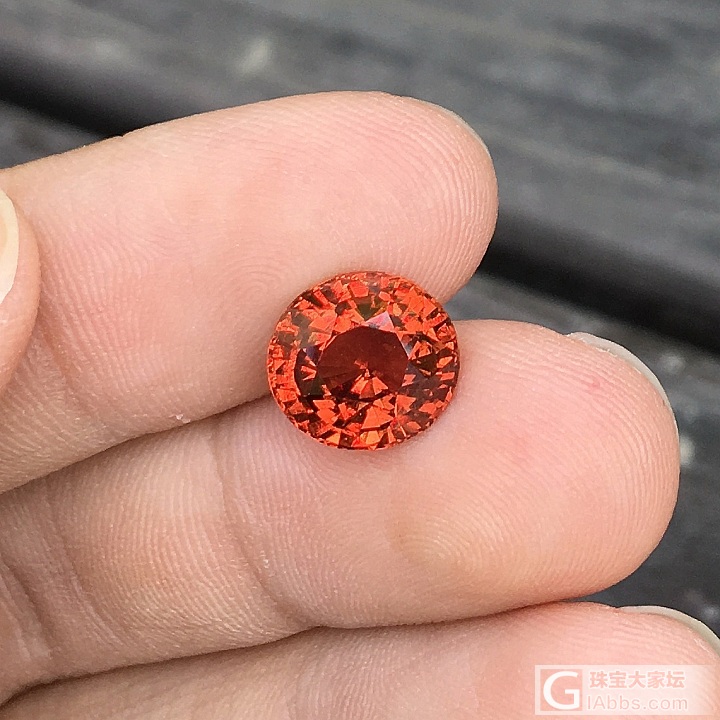 5.85ct 坦桑尼亚 橘色 椭圆 Malaya 石榴石 NGTC 镶嵌定制_刻面宝石石榴石