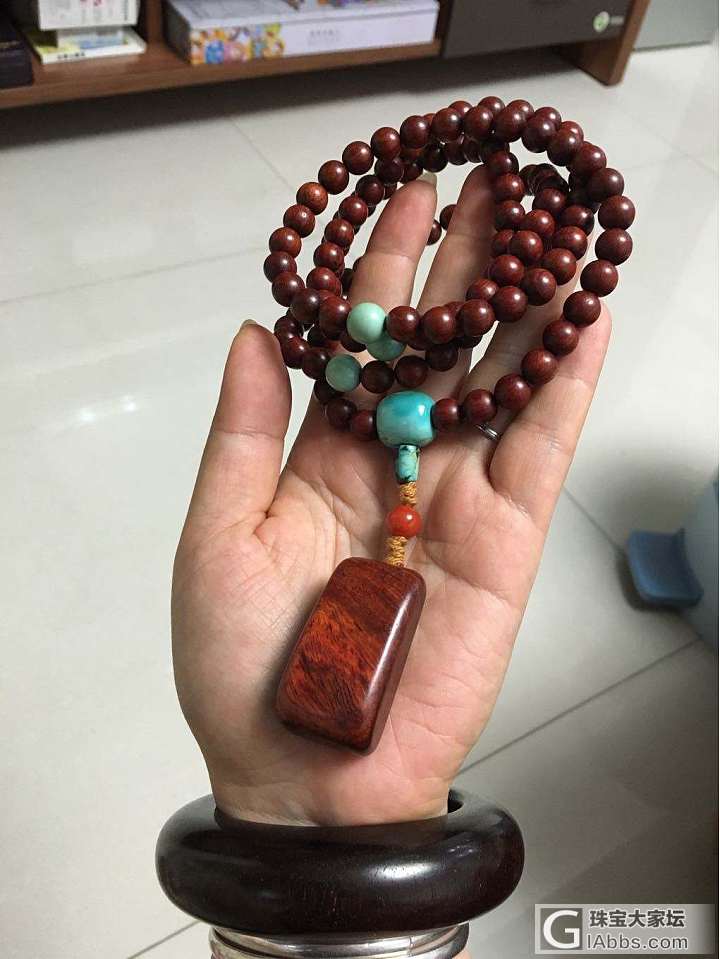 手工帝出品：小叶紫檀108手串_珠串小叶紫檀