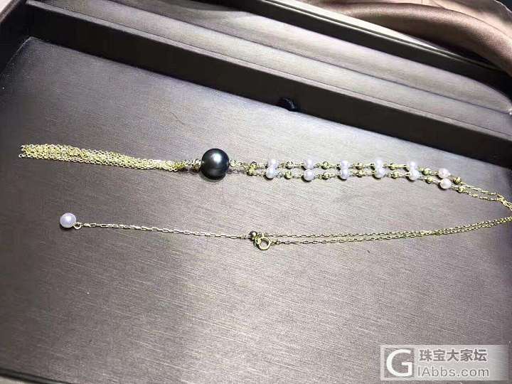 香港珠宝展爆款项链，总长50公分，尾部可以调节。小珍珠是4-5mm淡水近圆珍珠，..._珍珠项链