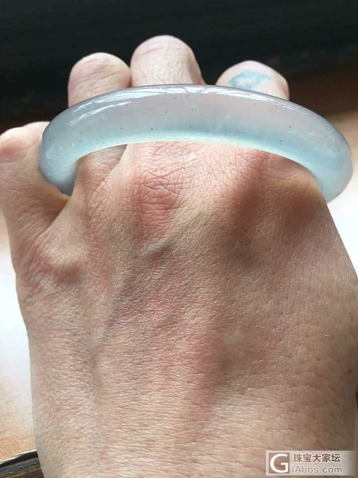 哈哈我也算有冰飘玉髓啦_手镯玉髓