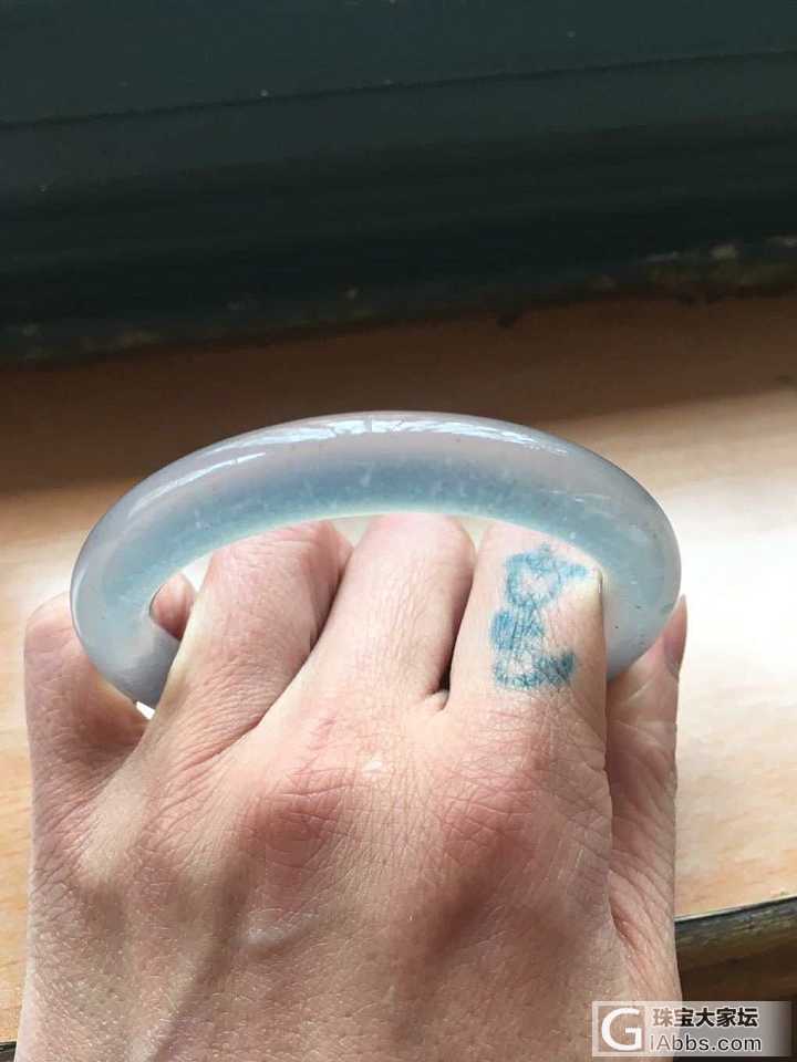 哈哈我也算有冰飘玉髓啦_手镯玉髓