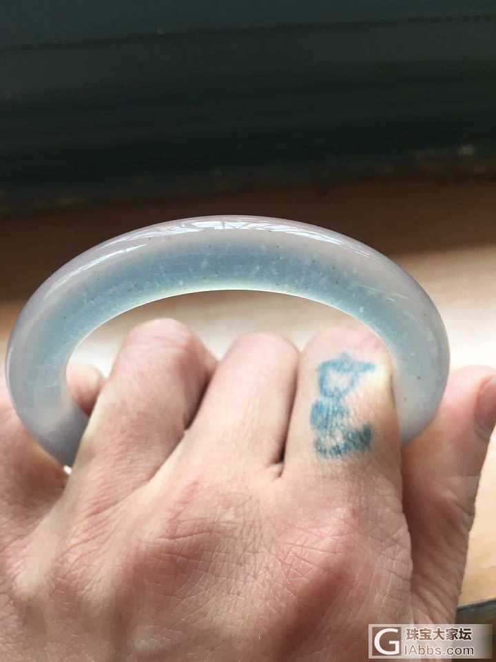 哈哈我也算有冰飘玉髓啦_手镯玉髓