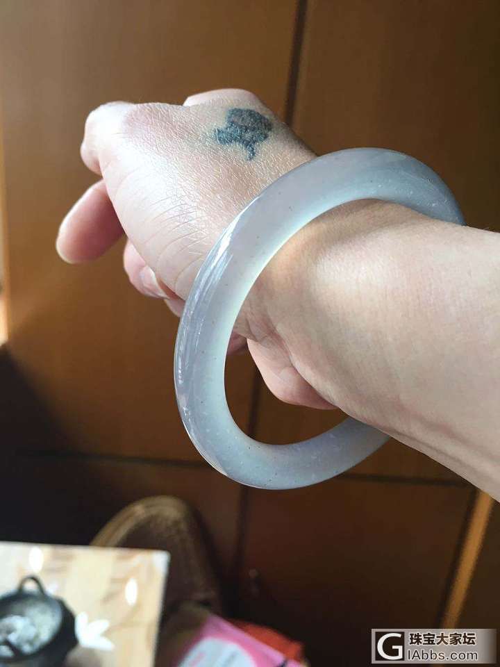哈哈我也算有冰飘玉髓啦_手镯玉髓