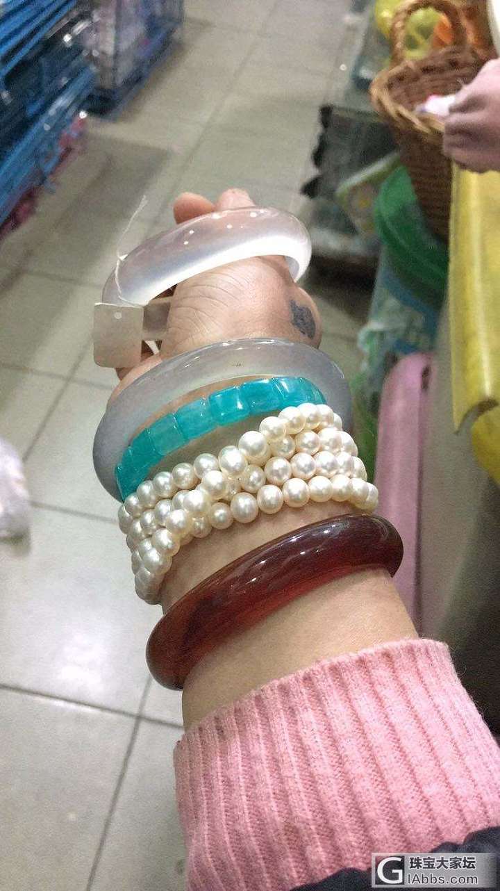 哈哈我也算有冰飘玉髓啦_手镯玉髓