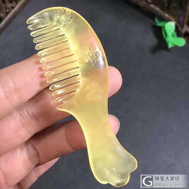 蜜蜡梳子_梳子蜜蜡
