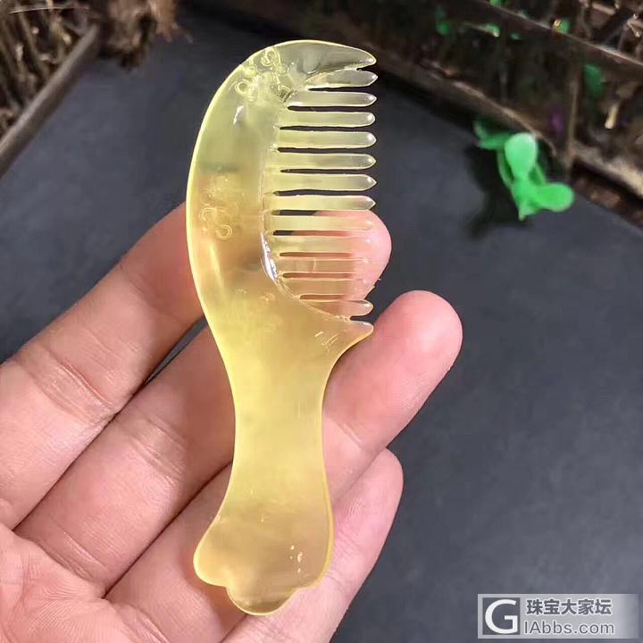 蜜蜡梳子_梳子蜜蜡