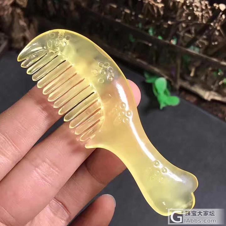 蜜蜡梳子_梳子蜜蜡