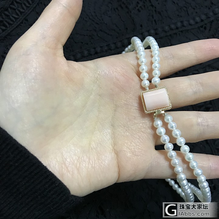 春天的新装备_项链淡水珍珠珊瑚有机宝石