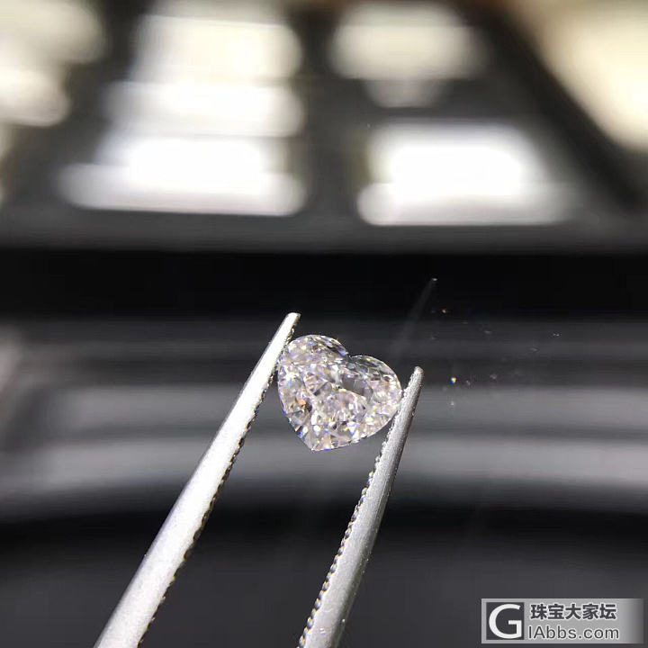 💎 1.00ct   Faint Pink   SI2.  粉心钻_异形钻