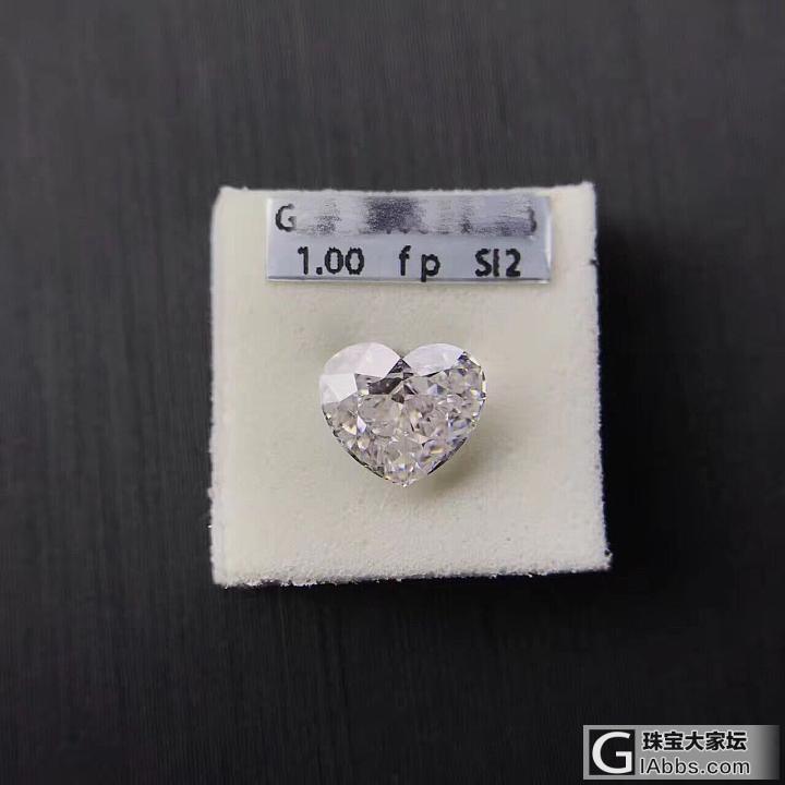 💎 1.00ct   Faint Pink   SI2.  粉心钻_异形钻