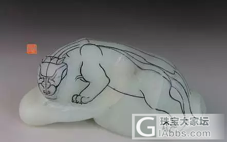 看大师如何雕刻猛虎出山!!!_玉工