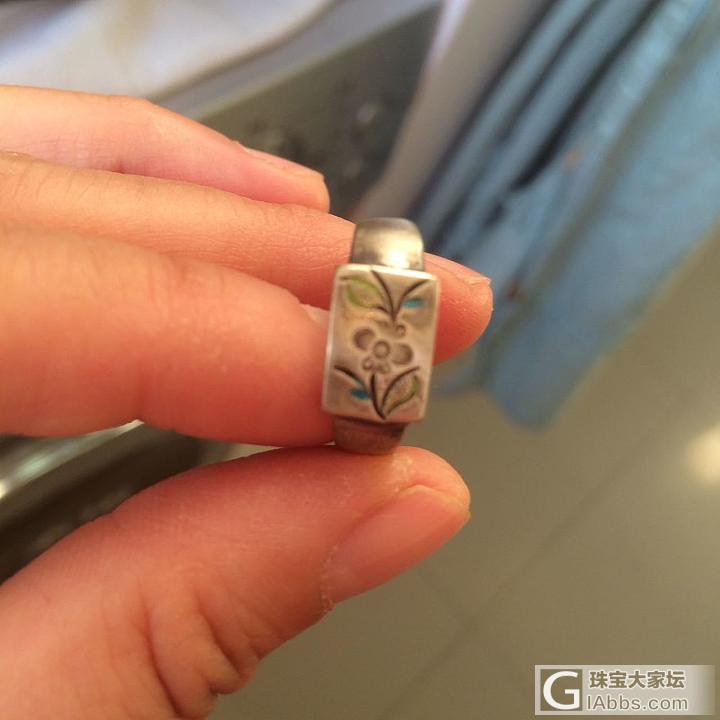 一枚老银戒_戒指老银