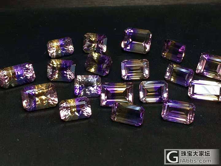 紫黄晶啦啦啦_刻面宝石紫黄晶