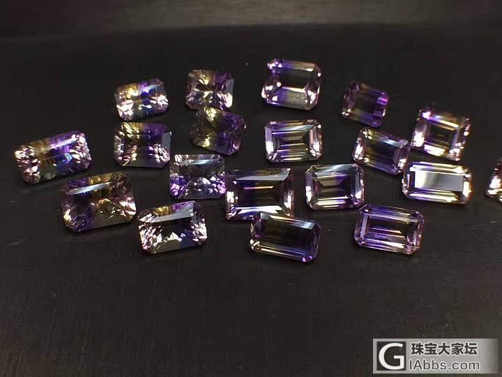 紫黄晶啦啦啦_刻面宝石紫黄晶