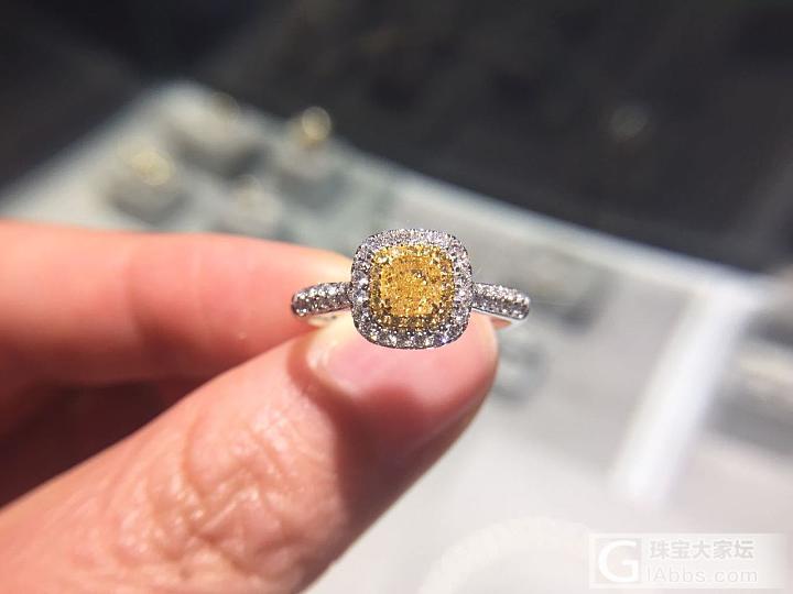 【瑞意邦珠宝】—— 3月秒杀的黄钻，成品戒指欣赏_戒指彩钻瑞意邦珠宝