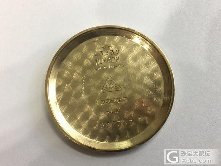 1958年古典Omega/欧米茄9K实金小三针17石267手动机芯二手手表_欧米茄