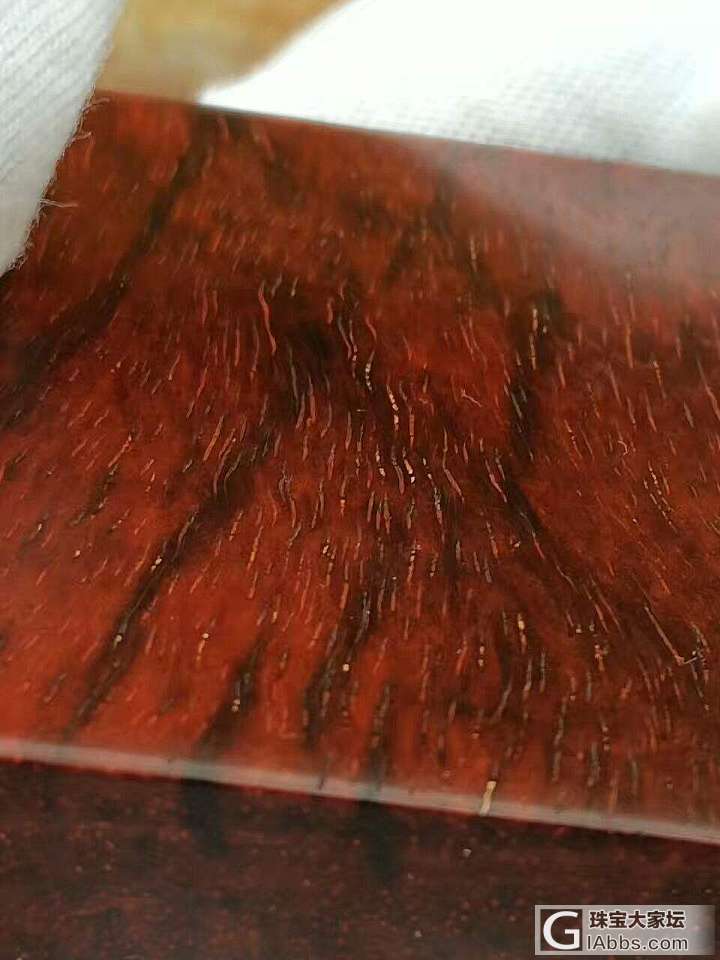 小叶紫檀牛毛纹金星火焰老料牌子一对_牌子小叶紫檀