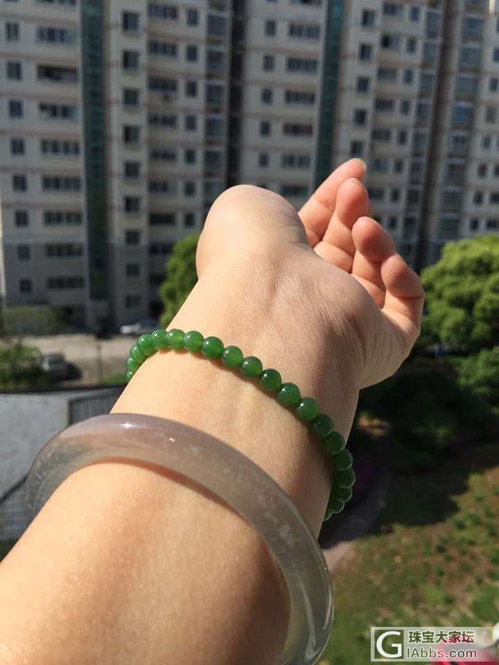 今天戴玉髓➕碧玉_碧玉玉髓搭配